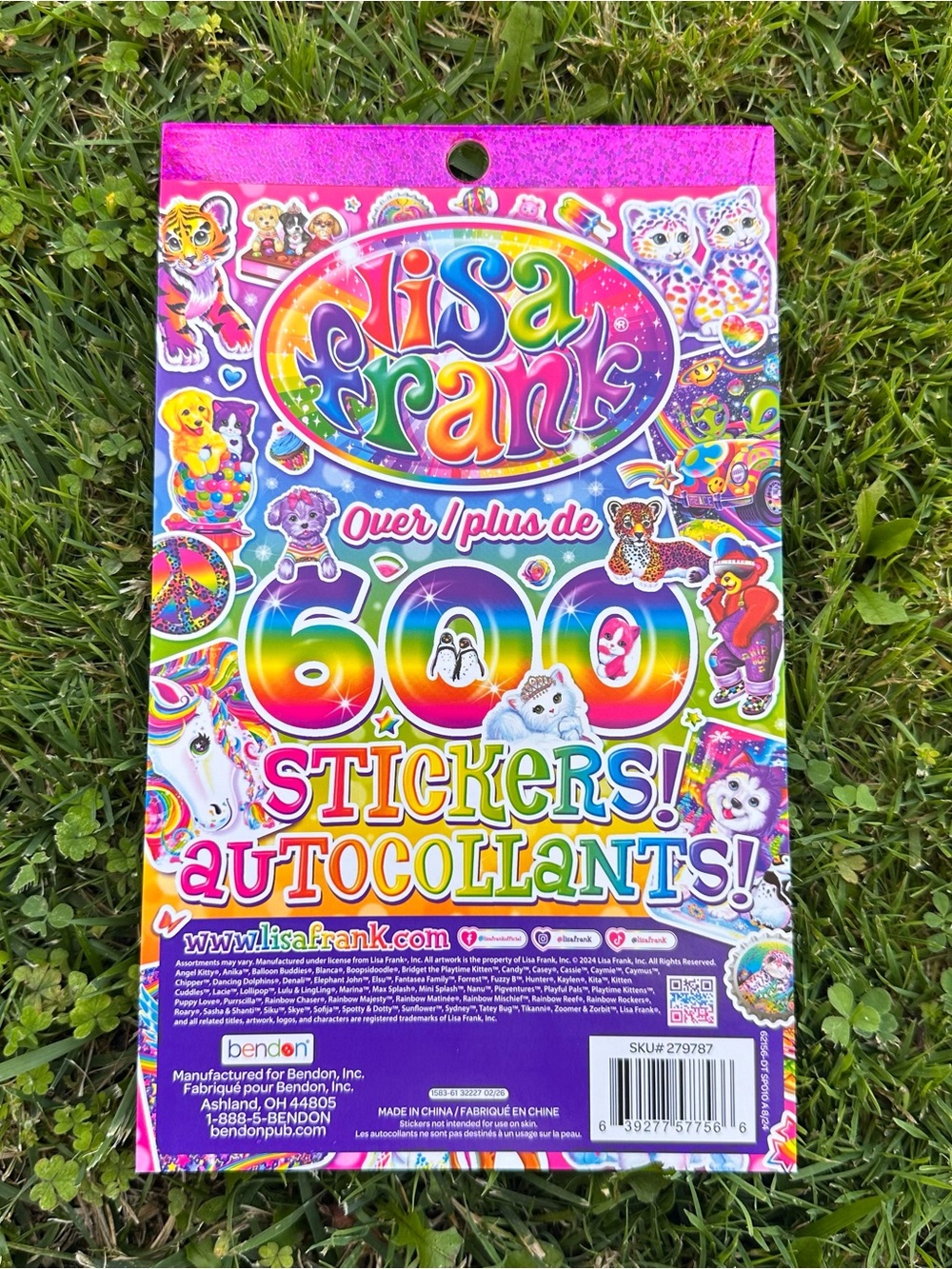 Lisa Frank 600+ autocollants Rainbow Sticker Pack - Picture 2 of 9